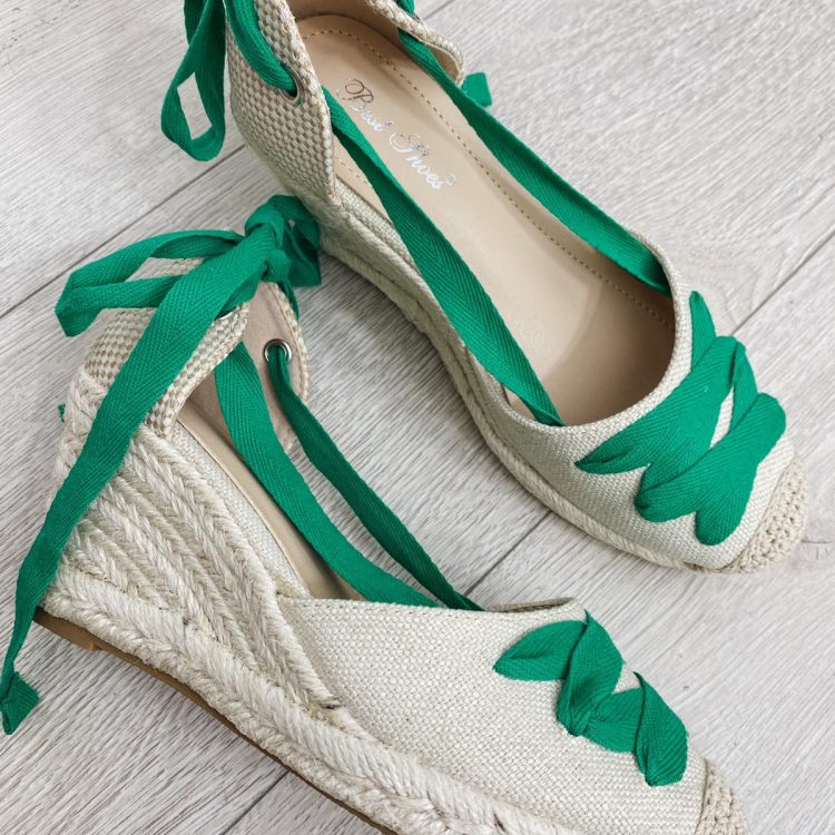 CUÑAS ESPARTO VERDE MINT