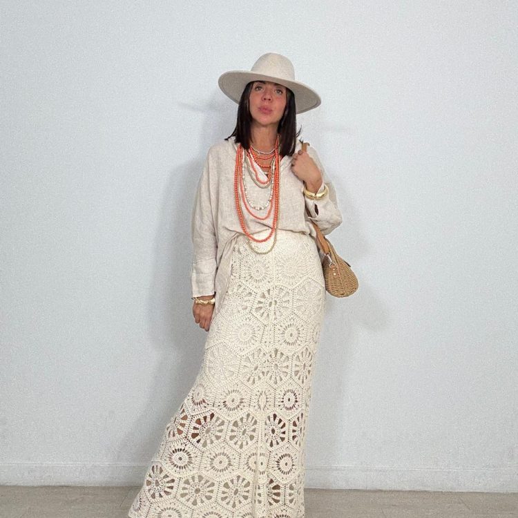 FALDA LARGA CROCHET CAMILE